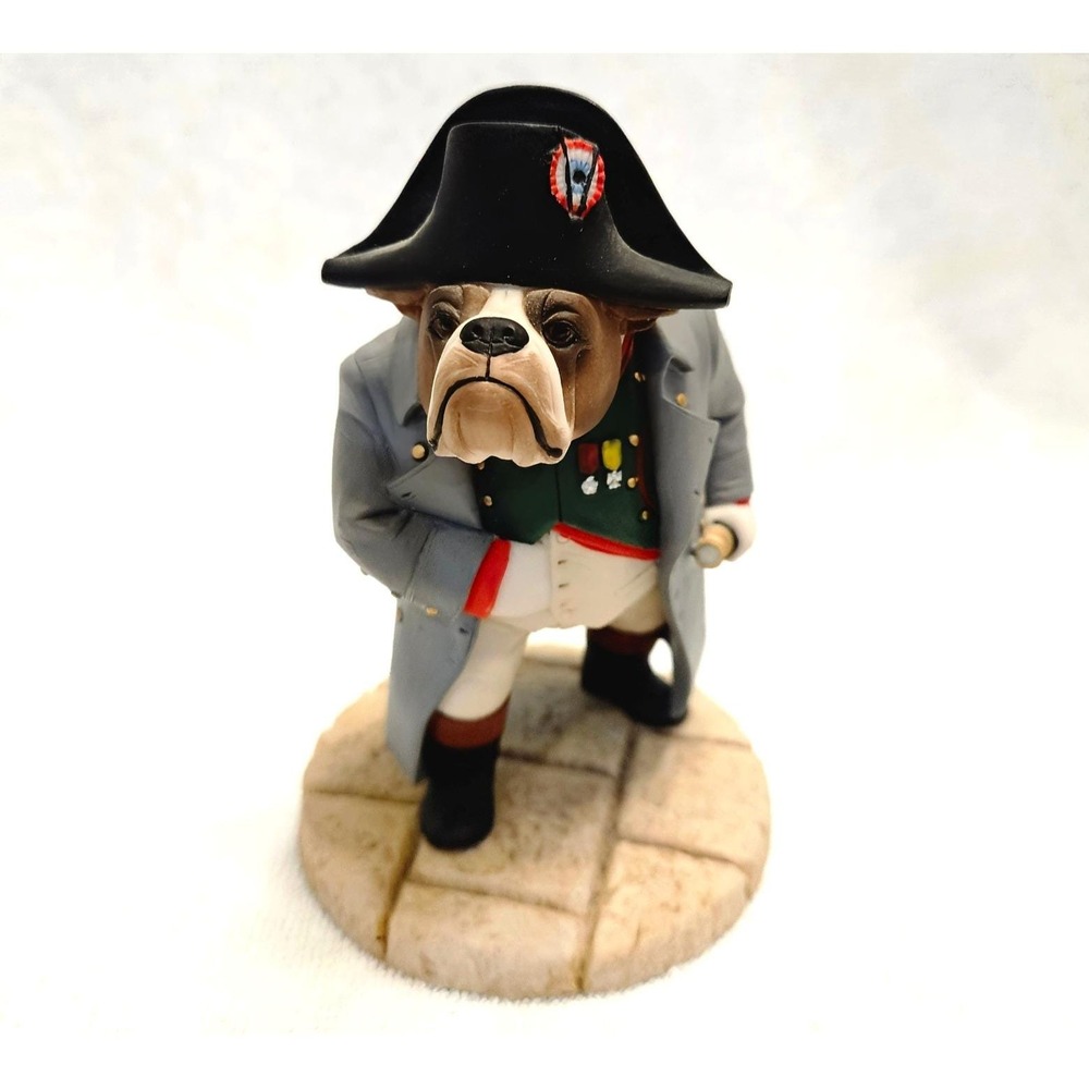 Rare Robert Harrop CC121 Napoleon Bulldog Doggie People Retired 2004 HandPainted - Picture 6 of 15